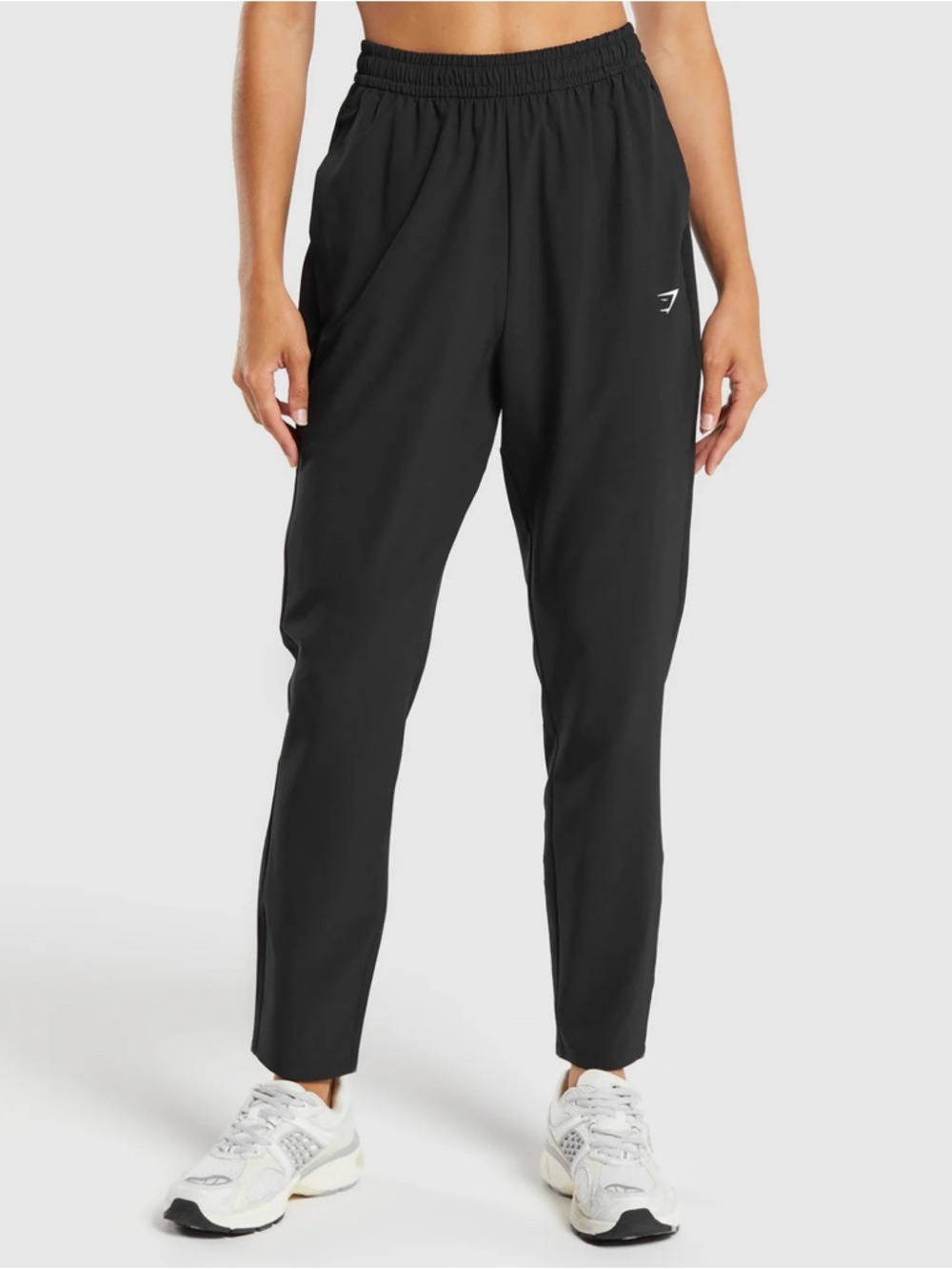 NWT Gymshark Black High-Waist Track Pant